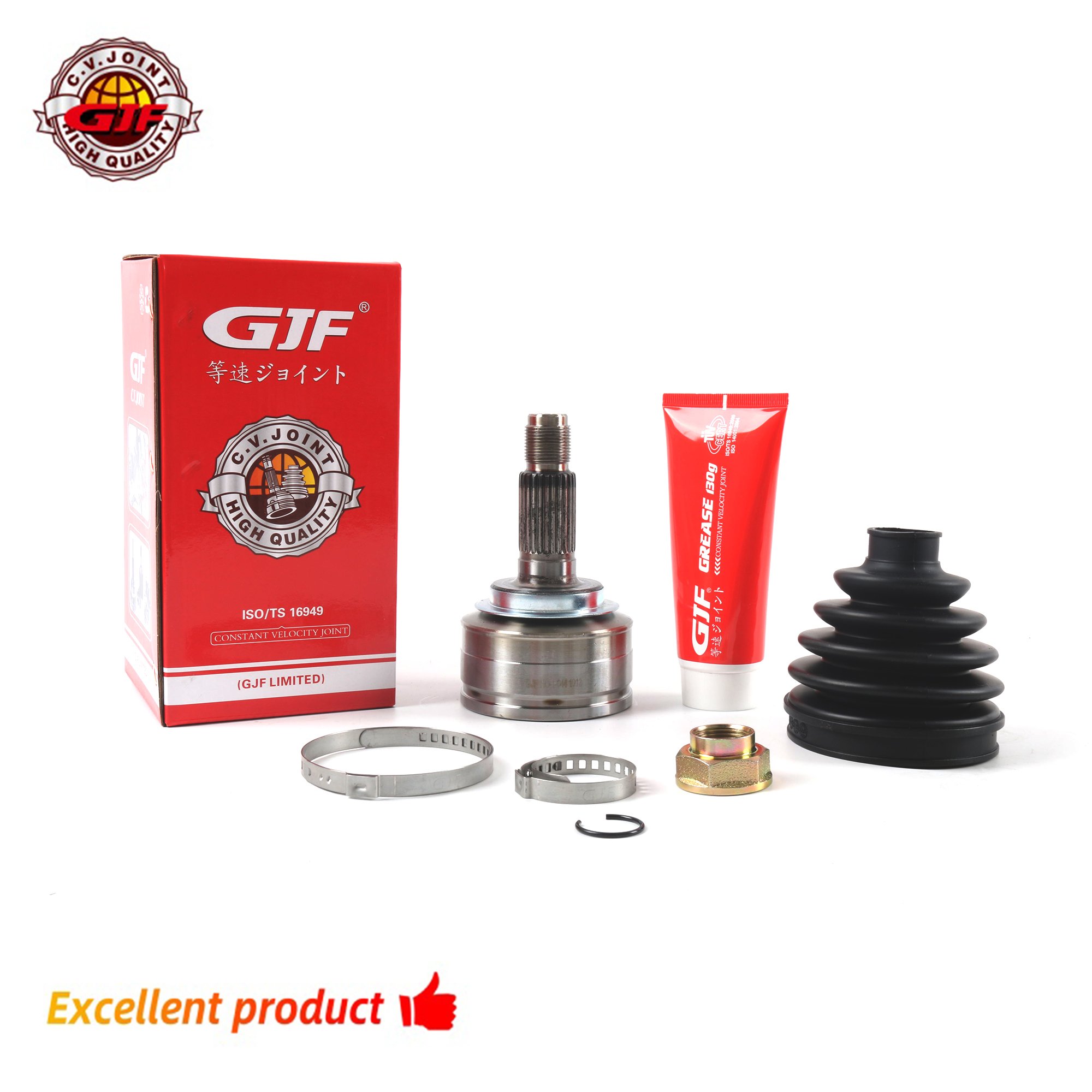 GJF Auto Spare Parts Front Assembly Wholesale Outer CV Joint for honda FIT GD6 GD8 CITY at MT 03-07 HO-1-044